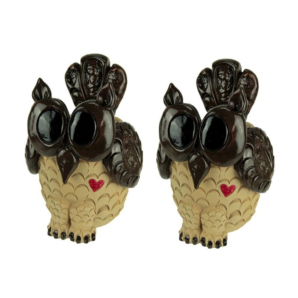 Set of 2 Adorable 9 Inch Tall Decorative Owl Planters